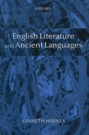 Cover of English Literature and Ancient Languages