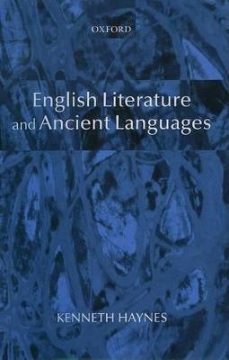 Book cover for English Literature and Ancient Languages