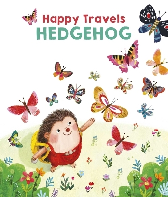 Book cover for Happy Travels Hedgehog