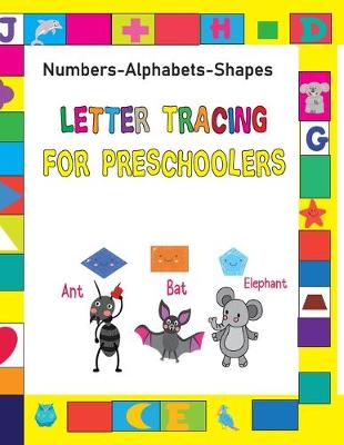 Book cover for letter tracing for preschoolers