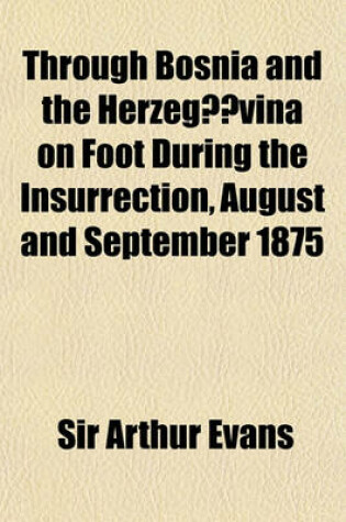 Cover of Through Bosnia and the Herzegovina on Foot During the Insurrection, August and September 1875; With an Historical Review of Bosnia, and a Glimpse at T