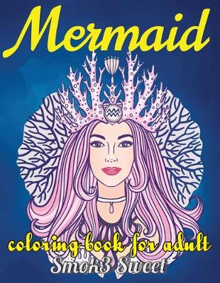 Book cover for Mermaid Coloring Book for Adult