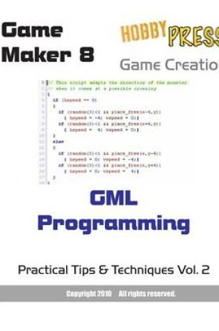 Cover of Game Maker 8 Game Creation GML Programming