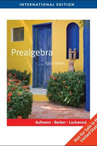 Cover of Prealgebra