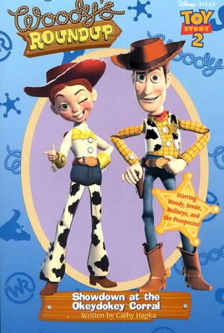 Book cover for Toy Story 2 - Woody's Roundup Showdown at the Okeydokey Corral