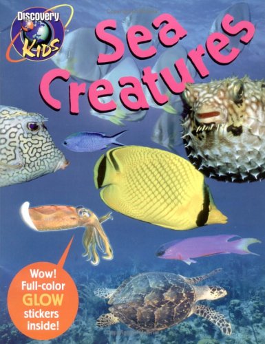 Book cover for Sea Creatures, Glow-In-The-Dark Sticker Book