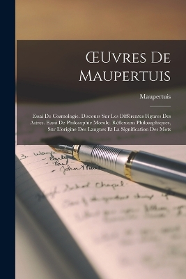 Book cover for OEuvres De Maupertuis