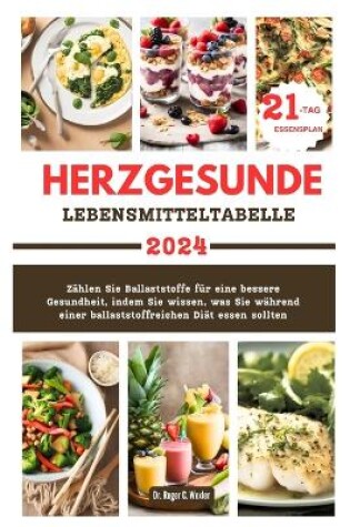 Cover of Herzgesunde Lebensmitteltabelle