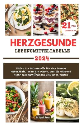 Book cover for Herzgesunde Lebensmitteltabelle