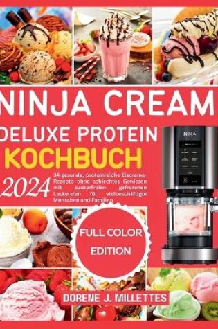 Cover of Ninja Creami Deluxe Protein-Kochbuch 2024