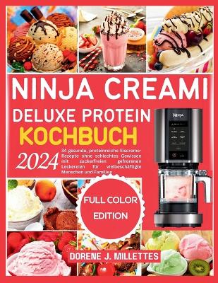 Book cover for Ninja Creami Deluxe Protein-Kochbuch 2024