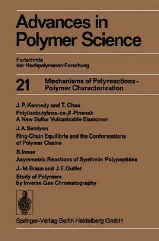 Cover of Mechanisms of Polyreactions - Polymer Characterization