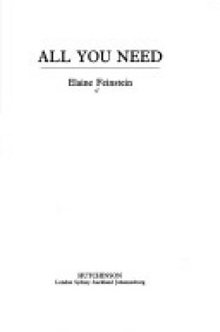Cover of All You Need
