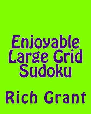 Book cover for Enjoyable Large Grid Sudoku