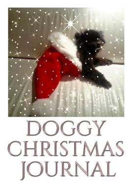 Book cover for Doggy Pomeranian Christmas Journal