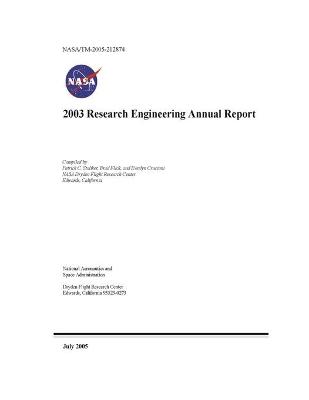 Book cover for 2003 Research Engineering Annual Report