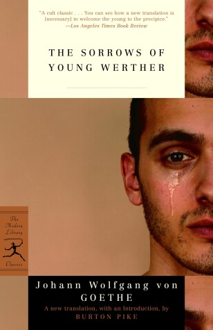 Book cover for The Sorrows of Young Werther