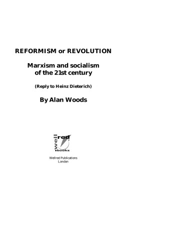 Book cover for Reformism or Revolution