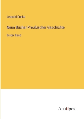 Book cover for Neun Bücher Preußischer Geschichte