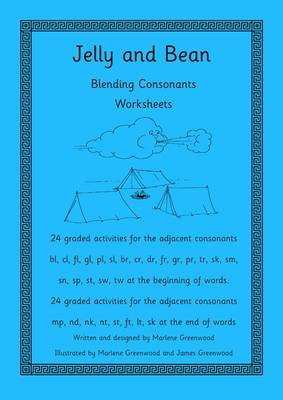 Book cover for Jelly and Bean Blending Consonants Worksheets