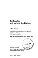Book cover for Bankruptcy and Judicial Liquidation