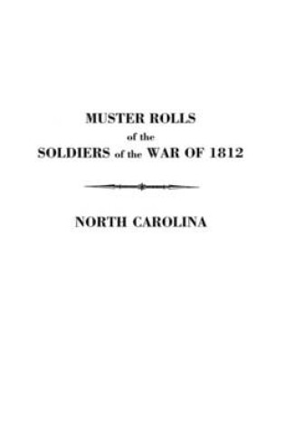 Cover of Muster Rolls of the Soldiers of the War of 1812