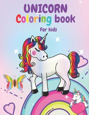 Book cover for Unicorn Coloring Book