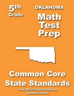 Book cover for Oklahoma 5th Grade Math Test Prep