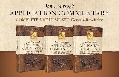 Cover of Jon Courson's Application Commentary, Complete 3-Volume Set: Genesis - Revelation