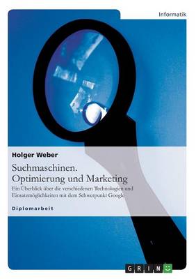 Book cover for Suchmaschinen. Optimierung Und Marketing