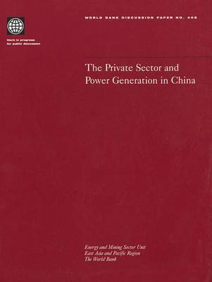 Book cover for The Private Sector and Power Generation in China