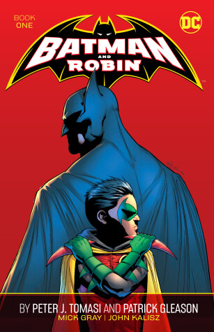 Book cover for Batman and Robin by Peter J. Tomasi and Patrick Gleason Book One