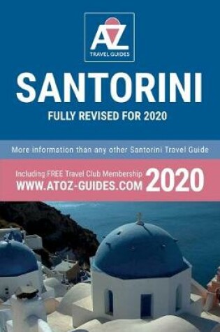 Cover of A to Z guide to Santorini 2020