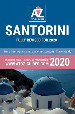 Book cover for A to Z guide to Santorini 2020