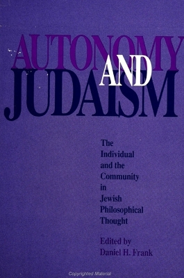 Book cover for Autonomy and Judaism