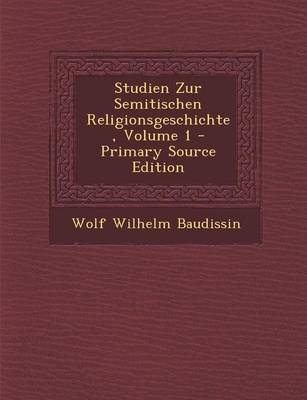 Book cover for Studien Zur Semitischen Religionsgeschichte, Volume 1