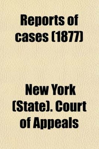 Cover of Reports of Cases (Volume 66)