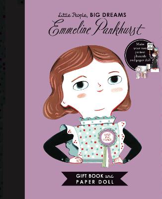 Book cover for Little People, BIG DREAMS: Emmeline Pankhurst Book and Paper Doll Gift Edition Set