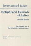 Book cover for Metaphysical Elements of Justice