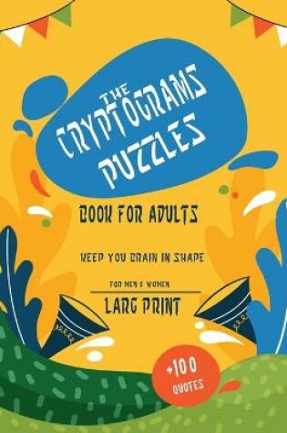 Cover of TheCryptograms puzzles book for adults