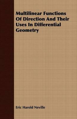 Book cover for Multilinear Functions of Direction and Their Uses in Differential Geometry