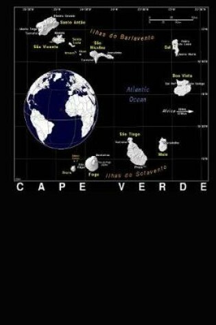 Cover of A Color Map of the Island Nation Cape Verde in Africa Journal