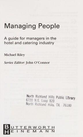 Cover of Managing People