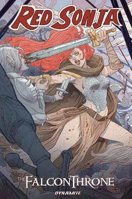 Book cover for Red Sonja: The Falcon Throne