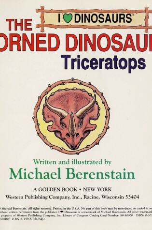 Cover of The Horned Dinosaur