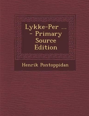 Book cover for Lykke-Per ... - Primary Source Edition