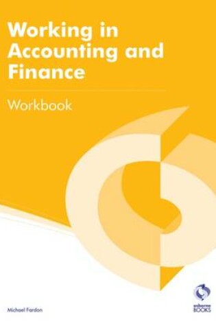 Cover of Working in Accounting and Finance Workbook