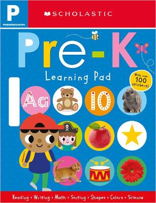 Book cover for Pre-K Learning Pad: Scholastic Early Learners (Learning Pad)