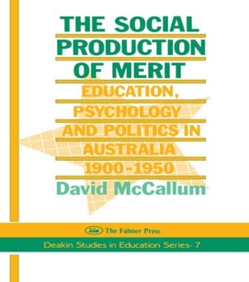 Cover of The Social Production Of Merit