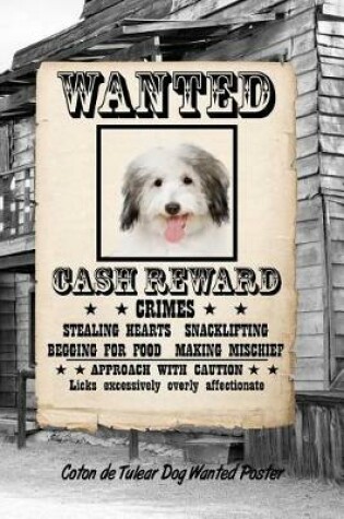 Cover of Coton de Tulear Dog Wanted Poster